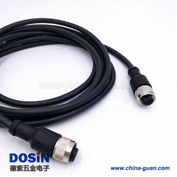M12 4芯成型線母頭轉(zhuǎn)母頭直式帶線1M AWG22插頭防水連接器不帶屏蔽 M12 4芯成型線母頭轉(zhuǎn)母頭直式帶線1M AWG22插頭防水連接器不帶屏蔽