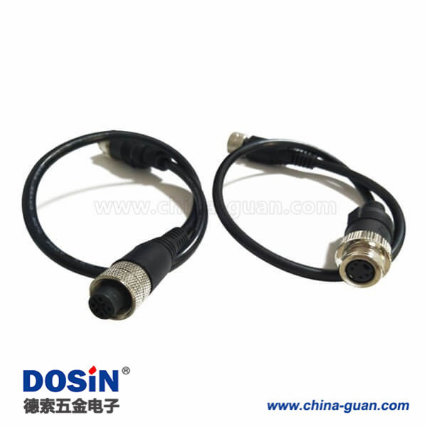M12成型線4芯母頭轉(zhuǎn)MINI DIN 4芯母頭直式A扣不帶屏蔽注塑線30CM AWG22 M12成型線4芯母頭轉(zhuǎn)MINI DIN 4芯母頭直式A扣不帶屏蔽注塑線30CM AWG22