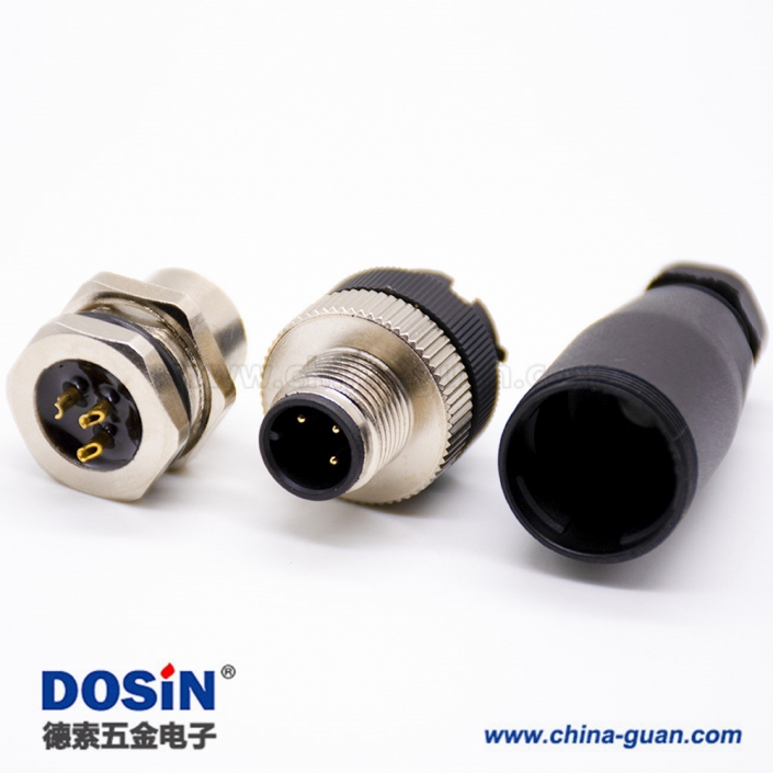 m12連接器3芯公轉(zhuǎn)母直式焊線前鎖板M12連接器A編碼 m12連接器3芯公轉(zhuǎn)母直式焊線前鎖板M12連接器A編碼