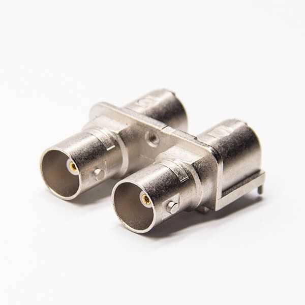 雙BNC接頭彎式彎式母座插板接PCB板DOSIN-801-0293 雙BNC接頭彎式彎式母座插板接PCB板DOSIN-801-0293