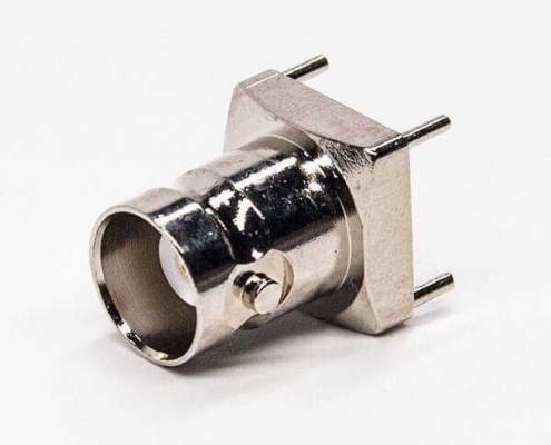 bnc連接器插板彎式180度母頭接PCB板DOSIN-801-0450