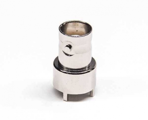 bnc直式母頭180度連接器粗針插孔接PCB板DOSIN-801-0233