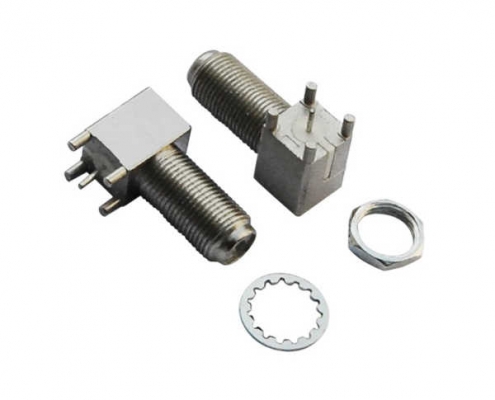pcb連接器頭板端母頭F型連接器 DOSIN-803-0003