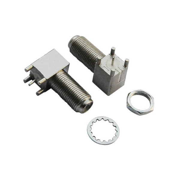 pcb連接器頭板端母頭F型連接器 DOSIN-803-0003