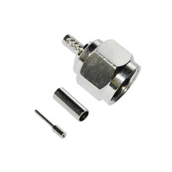 專業(yè)連接器直頭壓接式公頭線纜3C2V f型連接器 DOSIN-803-0023