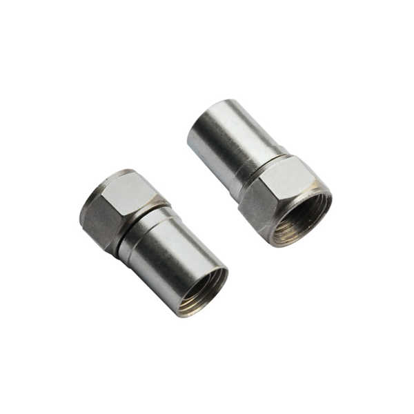 f頭系列連接器直通公頭同軸線RG6 DOSIN-803-0013 f頭系列連接器直通公頭同軸線RG6 DOSIN-803-0013