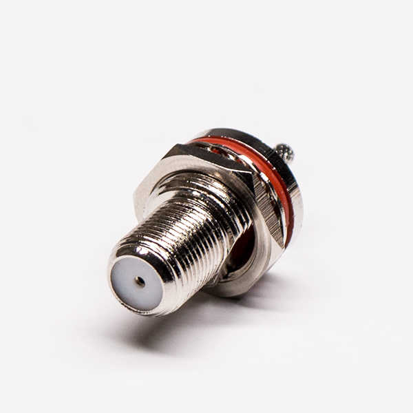 f母頭視頻接頭防水直式穿墻壓接式PCB板端 DOSIN-803-1004