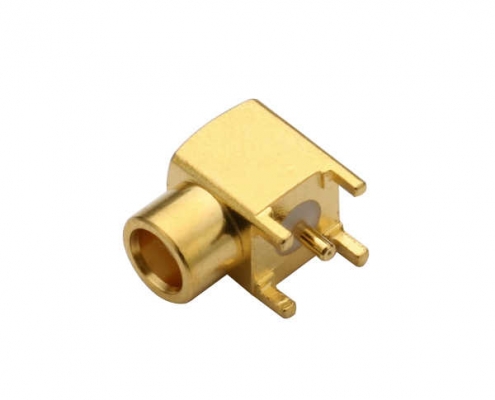 有線電視rf頭彎式母頭mcx射頻連接器PCB板端 DOSIN-809-1029