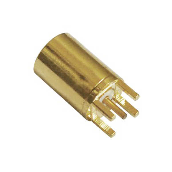 mmcx 連接器鍍金母頭直插PCB板端 DOSIN-809-0008