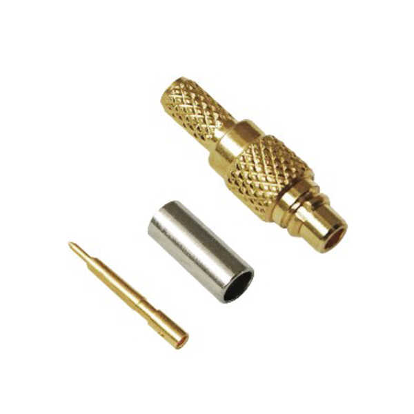 rf射頻同軸連接器mmcx直式壓接公頭線纜 DOSIN-809-0004