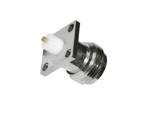 n型連接器插座直式4孔法蘭盤面板安裝 DOSIN-805-0010