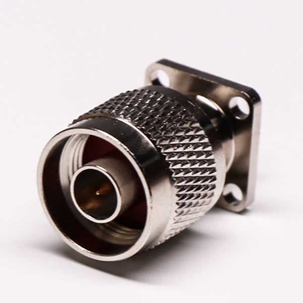 N頭連接器公頭直式四孔法蘭面板安裝 DOSIN-805-0345 N頭連接器公頭直式四孔法蘭面板安裝 DOSIN-805-0345