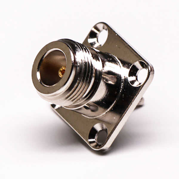N型法蘭連接器母頭四孔法蘭壓接式接同軸線纜 DOSIN-805-0339 N型法蘭連接器母頭四孔法蘭壓接式接同軸線纜 DOSIN-805-0339