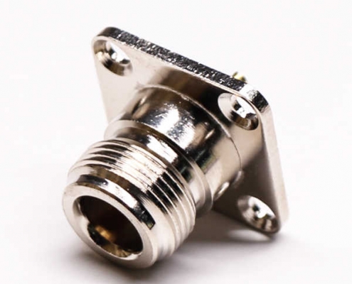 帶法蘭連接器母端直式四孔法蘭焊接式 DOSIN-805-0344