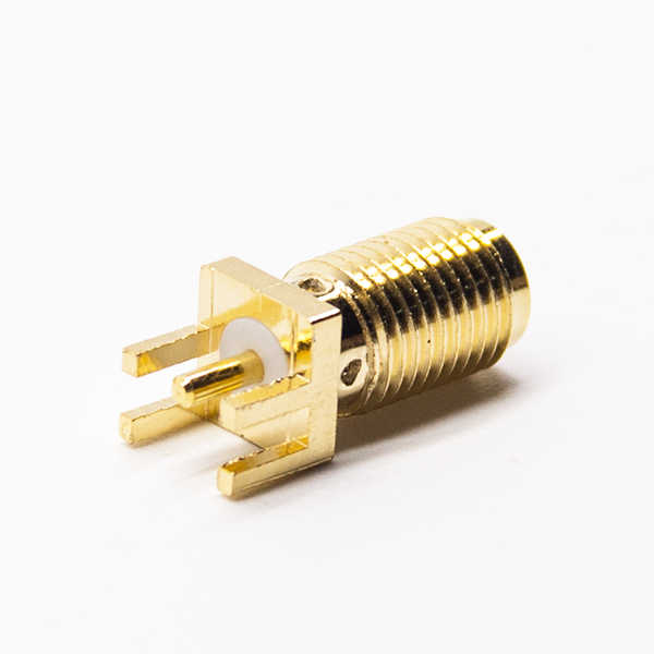 SMA接口母頭座直式連接器卡板式接PCB板鍍金DOSIN-806-0504