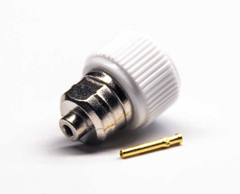sma公頭反極式連接器母頭針白色塑膠殼焊接式接線(xiàn)DS806MCS104