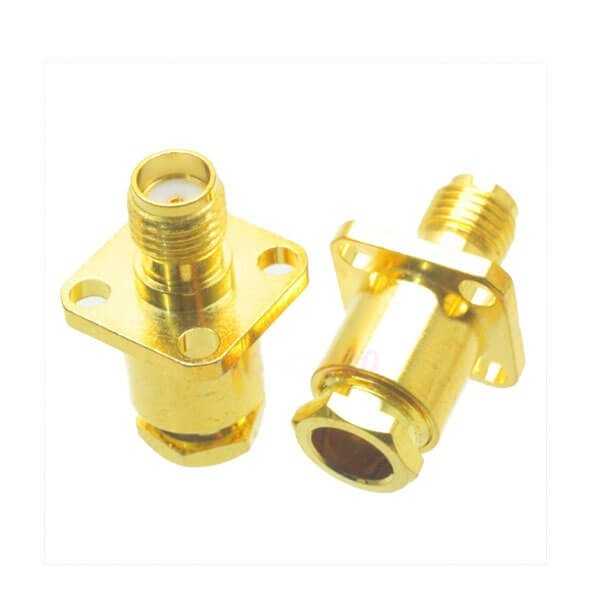 sma帶法蘭連接器母頭直式鎖接LMR300DS806FCS124 sma帶法蘭連接器母頭直式鎖接LMR300DS806FCS124