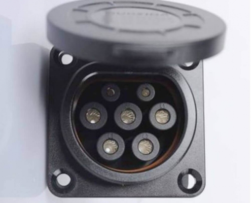 新國(guó)標(biāo)交流充電槍16A/32A GB/T20234 7孔樁端充電插座