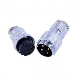 GX30公母頭對(duì)接航空頭4芯直式電纜線(xiàn)接頭2套